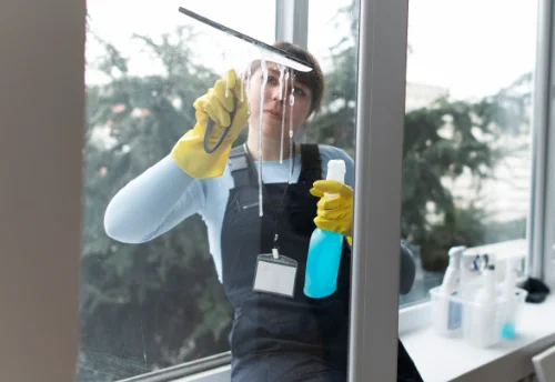 Nettoyage de vitres intérieures et extérieures à Comps-la-Grand-Ville